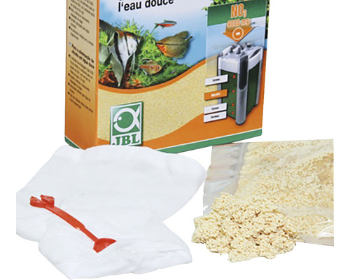 JBL Nitratborttagare för sötvattensakvarier med förpackning, filterpåse och mätssked