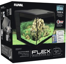 Akvarium FLUVAL Flex 57 l inkl. LED-belysning, filter, pump svart-thumb-10