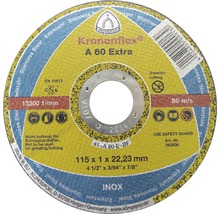 Kapskiva med måtten 115 x 1 x 22,23 millimeter.