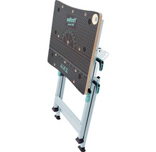 Wolfcraft Master 600 arbetsbänk med justerbar arbetsyta och metallram
