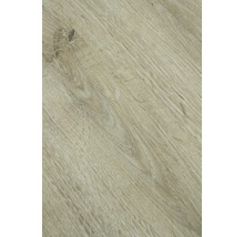 Närbild av ett laminatgolv med trästruktur