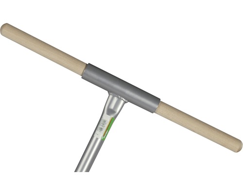 Detaljvy av ett markfäste med trähandtag