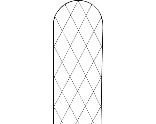 Trädgårdsstaket av metall med rutmönster