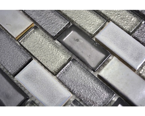 Glasmosaikplatta i tvärformat