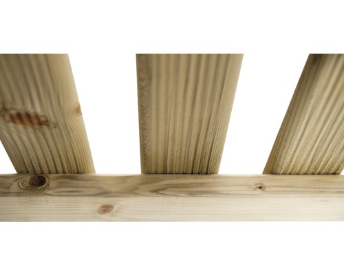Detaljvy av en träkonstruktion