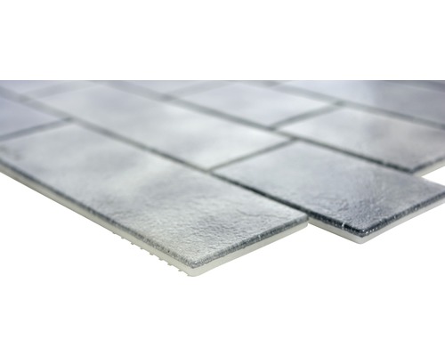 Glasmosaikplatta i rektangulär form