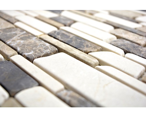 Mosaikplattor av sten, närbild