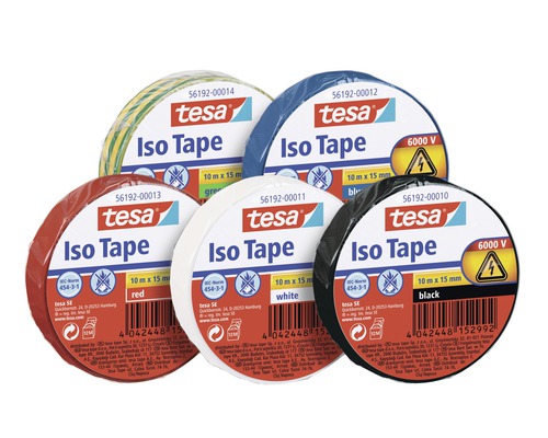 Tesa isoleringsband i olika färger