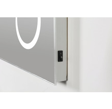 Badrumsspegel DSK LED-belysning Silver Arrow 120X70cm IP24