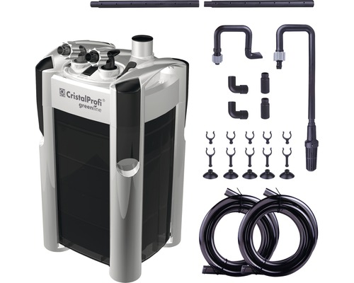 Akvarium ytterfilter med tillbehör