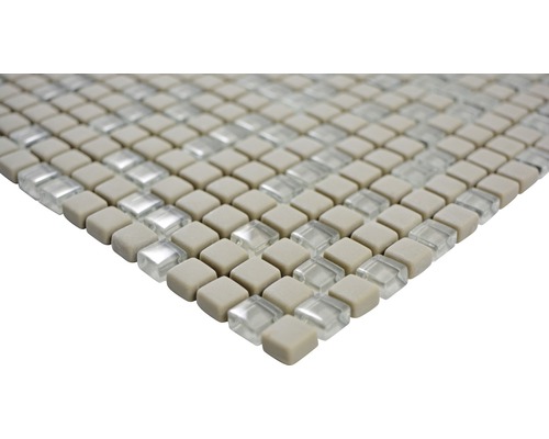 Mosaikplatta med glas