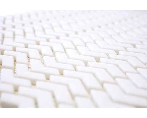 Vit mosaikplattor med pilmönster