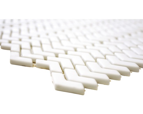 Keramisk mosaikplatta, chevronmönster