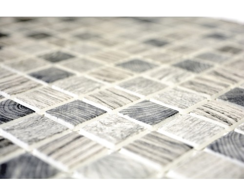 Mosaikplattor med träutseende