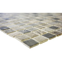 Mosaikplatta med träutseende