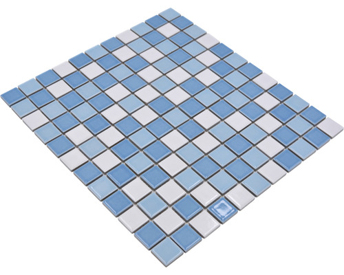 Fyrkantig mosaikplatta av keramik