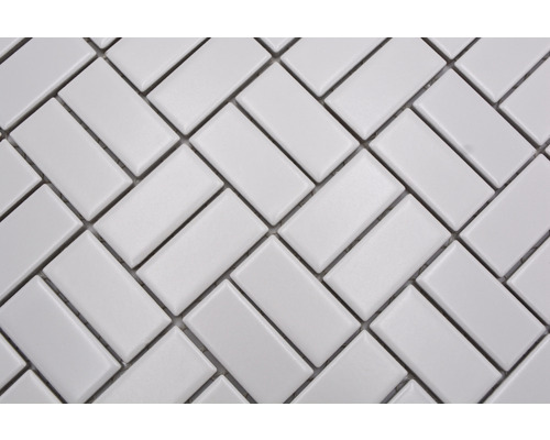 Mosaikplatta i fiskbensmönster