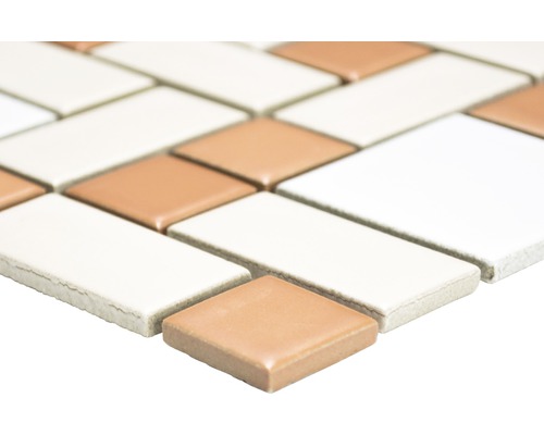 Mosaikplattor i rektangulär och kvadratisk form