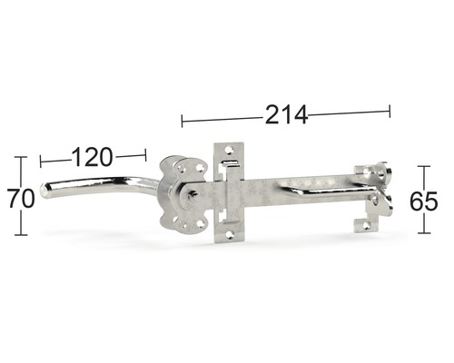 Grindregel med måtten 214 x 120 x 70 x 65 millimeter