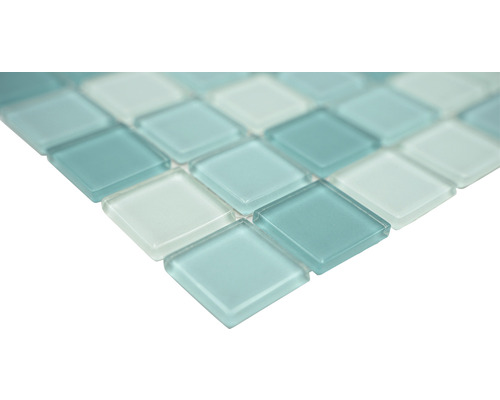 Mosaikplatta av glas