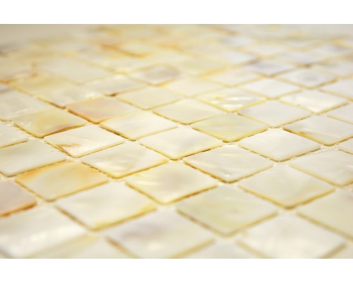 Fyrkantig mosaik av pärlemor