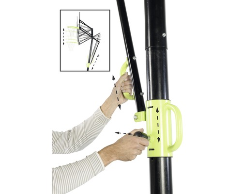 Höjdjustering av en basketkorg