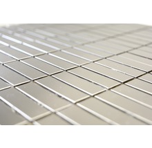 Rektangulära mosaikplattor av metall