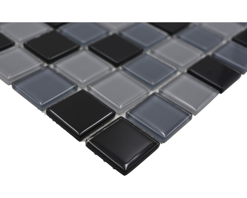 Glasmosaikplatta, kvadratisk