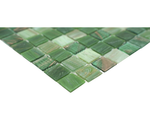 Fyrkantiga mosaikplattor av glas