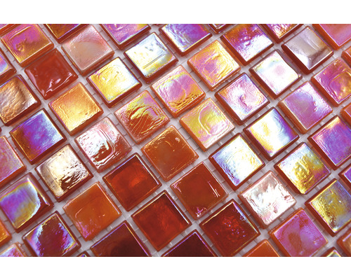 Glasmosaikplattor, kvadratiskt arrangerade