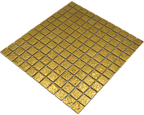 Glasmosaikplatta, kvadratisk