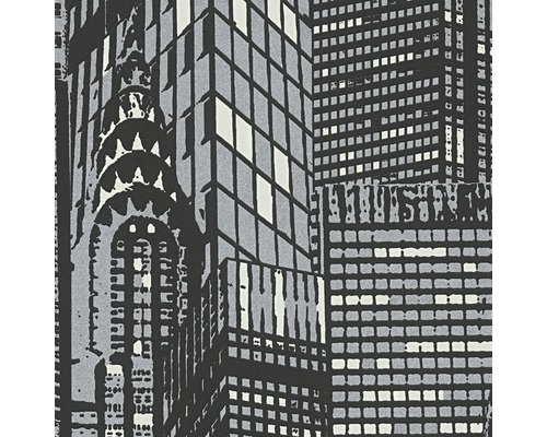 Tapet med skyskrapemönster