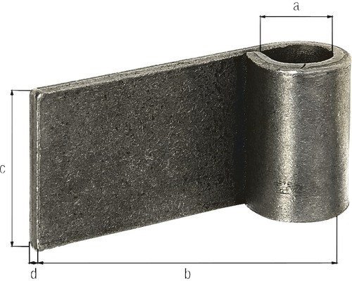 Metallgångjärn med mått