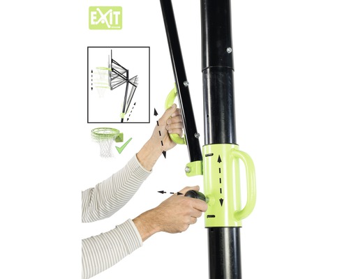 Höjdjustering av en basketkorg