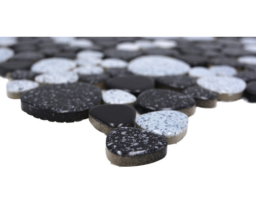 Mosaikplatta med stenutseende