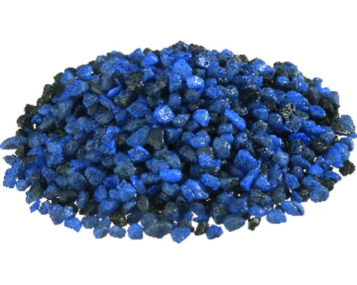 Blå lavastenar för dekoration