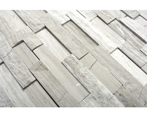 Väggbeklädnad av natursten i remsdesign