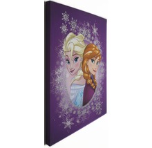 Canvastavla Frozen Elsa & Anna 50x70cm