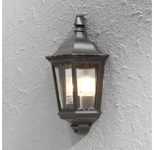 Vägglampa av metall och glas för utomhusbruk