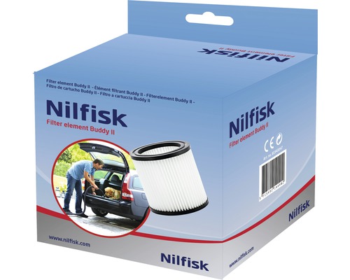 Nilfisk Filterelement Buddy II i förpackning