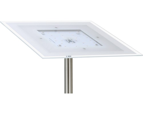 Fyrkantig LED-golvlampa med metallfot