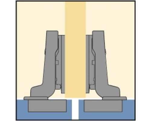Möbelskåp för fastsättning på trämöbler