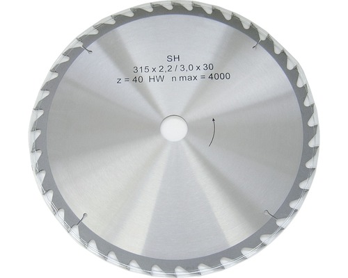 Cirkelsågblad 315 x 2,2/3,0 x 30 med 40 tänder