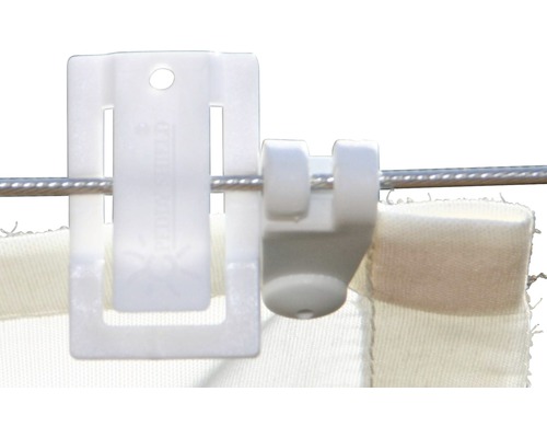 Gardinskena med gardin och metallskena