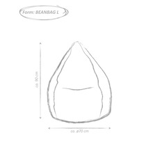 Sittsäck Sitzsack Easy gul L-thumb-2 Sittsäck Sitzsack Easy gul L-thumb-2