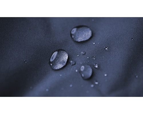 Närbild av vattendroppar på vattenavvisande tyg