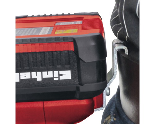 Einhell batteri med bältesklämma