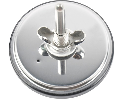 Lock med termometeranslutning för jäsningskärl