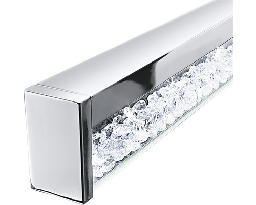 Dekorativ vägglampa med kristallelement