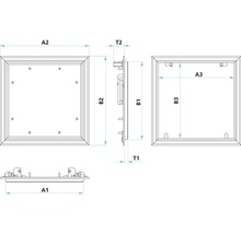 Inspektionslucka skiljevägg Alumatic F/EI30 med 12,5 mm GKF-inlägg och säkerhetsanordning 30x30cm-thumb-2 Inspektionslucka skiljevägg Alumatic F/EI30 med 12,5 mm GKF-inlägg och säkerhetsanordning 30x30cm-thumb-2